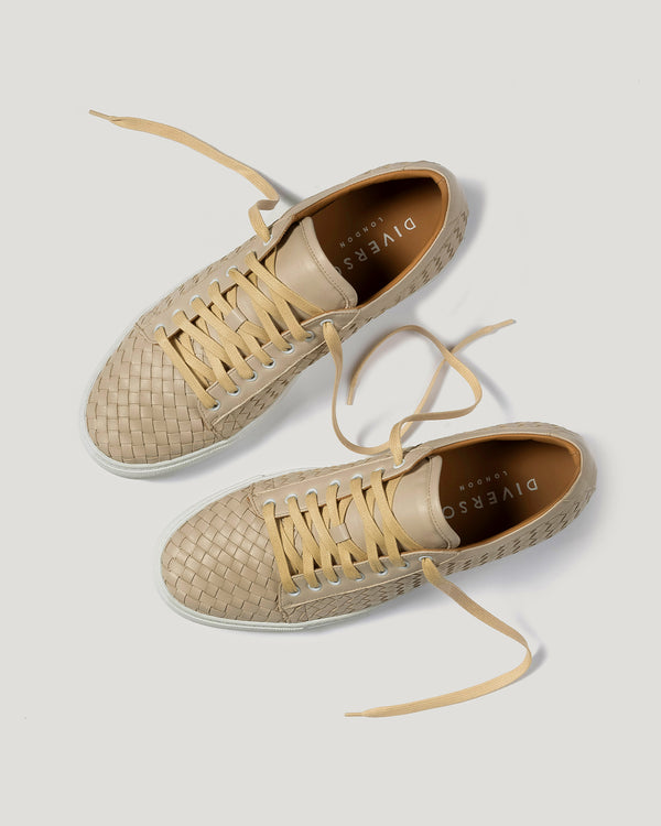 Caramel Hand Woven Sneakers