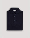 Midnight Blue Twin-Trim Short Sleeve Polo