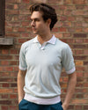 Peppermint Knitted Cotton Polo